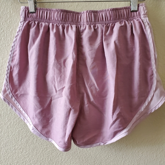 🥳HP!🥳 Nike | Dri-Fit Mauve Pink Mesh Athletic Drawstring Workout Shorts • M - Picture 3 of 15